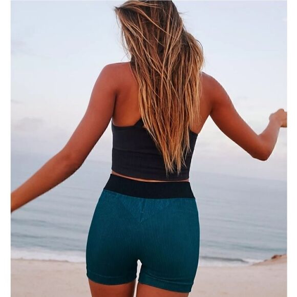 FP Movement Pranja Shorts, Alaskan Night High-Rise | XL - Picture 5 of 9